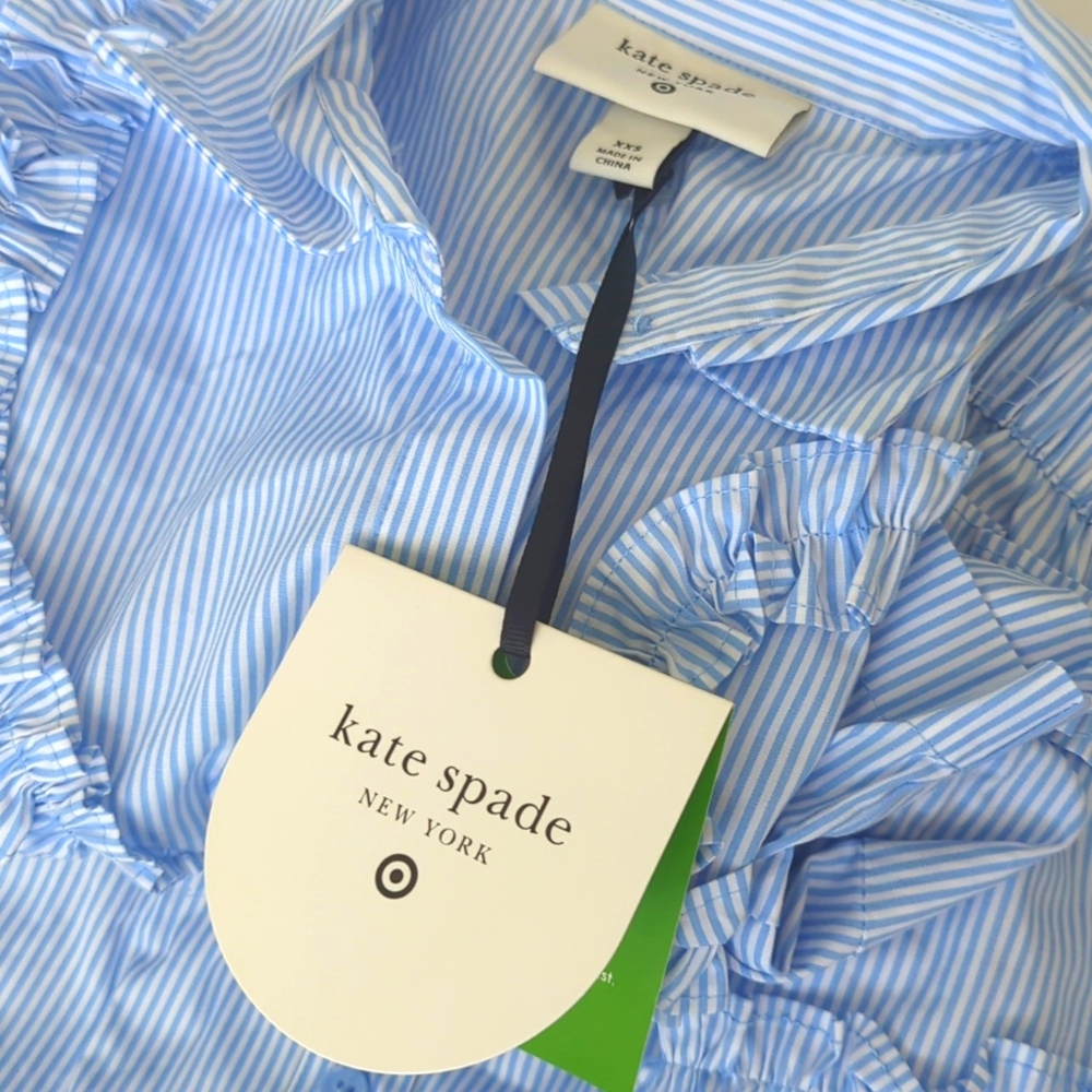 Kate Spade x Target Ribbon Short Sleeve Midi ShirtDress - Picture 7 of 7